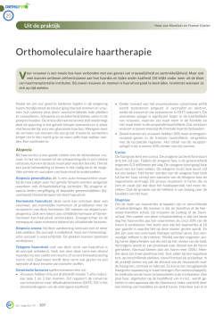 Haarverlies (pdf) - Centrum voor Integrale Gezondheidszorg