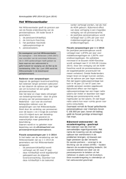 Het Witteveenkader