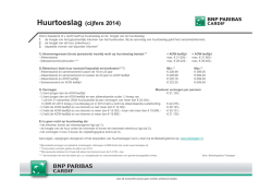 Huurtoeslag (cijfers 2014)