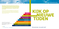 Brochure Pensioen ontvangen - Algemeen Pensioenfonds KLM