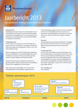 Jaarbericht 2013