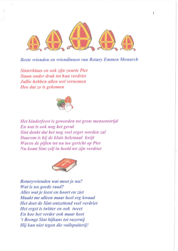 Het grote gedicht van Sinterklaas