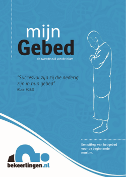 Download: Gebedsboekje
