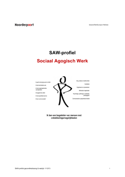 SAW-profiel Sociaal Agogisch Werk