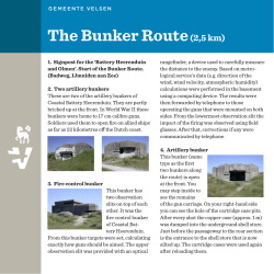 The Bunker Route(2,5 km) - Bunker Museum IJmuiden