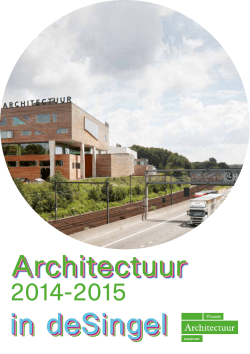 folder architectuur 2014-2015