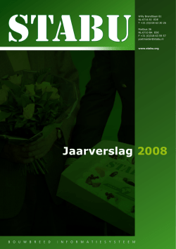 Jaarverslag 2008