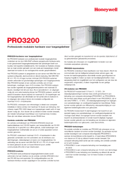 PRO3200 - Honeywell Security