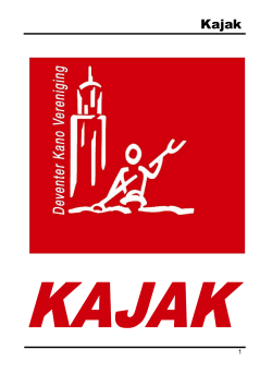 Kajak April 2014 - Deventer Kano Vereniging