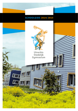 Schoolgids USG 2014 - 2015 - Utrechts Stedelijk Gymnasium