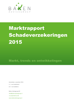 Marktrapport Schade 2015 inhoud 6nov14