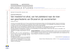 een geschiedenis van Brussel en zijn excrementen