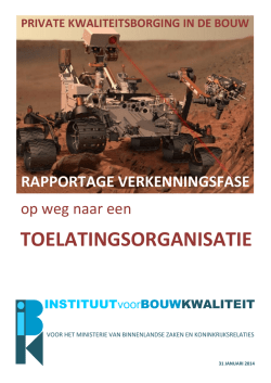 iBK 2014-01 - Instituut voor Bouwkwaliteit