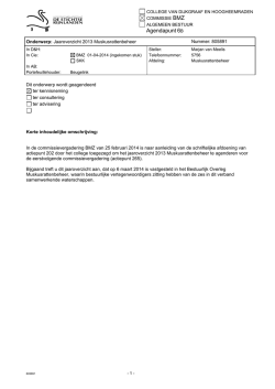 Jaaroverzicht 2013 Muskusrattenbeheer