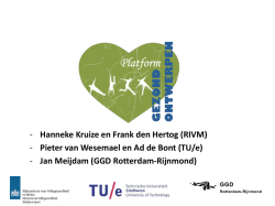- Hanneke Kruize en Frank den Hertog (RIVM) - Pieter van