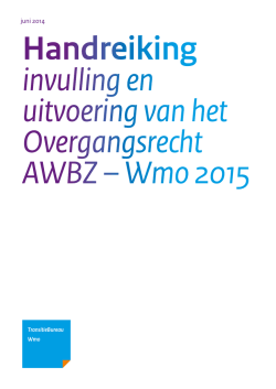 Handreiking Overgangsrecht