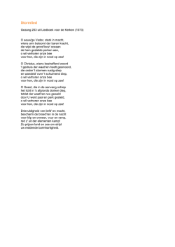Stormlied - Protestantse Kerk in Nederland