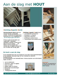 Divisie hout en afwerking
