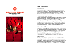 Klik hier - Theater De Garage