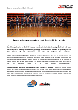 persbericht - Basic-Fit Brussels Basketball