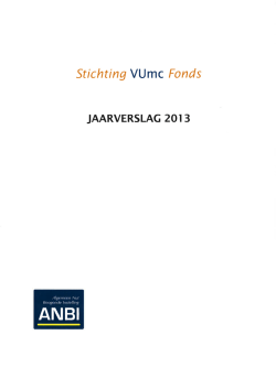 Jaarverslag 2013