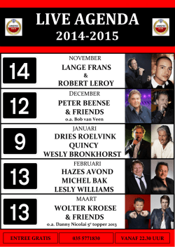hazes avond michel bak lesly williams peter beense