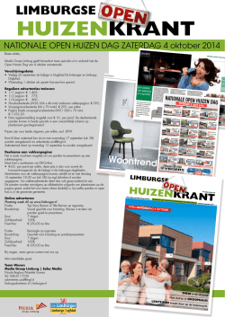 HUIZENKRANT - Media Groep Limburg