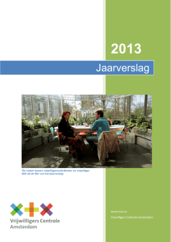 Jaarverslag 2013 (pdf)