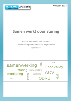 Samen werkt door sturing