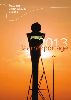 Jaarrapportage Jaarrapportage