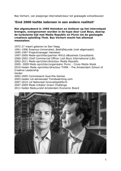 Interview Bas Verhart
