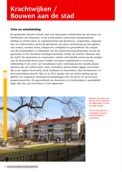hoofdstuk krachtwijken/bouwen aan de stad