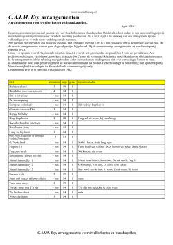 C.A.I.M. Erp arrangementen