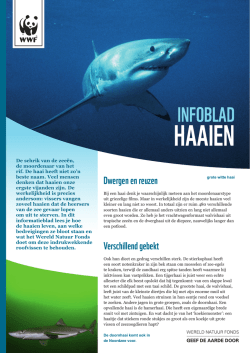 INFOBLAD - Wereld Natuur Fonds