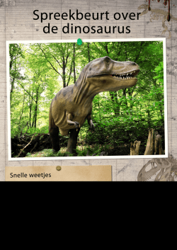 Dino Spreekbeurt - Dierenpark Amersfoort