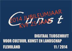 CUNST november 2014 - Kunstenaars Vereniging Flevoland