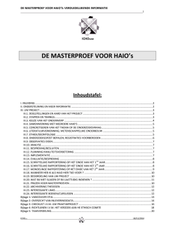 Instructies masterproef