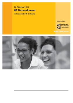 HR Netwerkevent - 14 oktober 2014 &ndash; 4 - RTC Vlaams