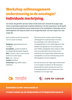 Individuele inschrijving.