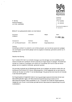 I ^ NOV. zm - DCMR Milieudienst Rijnmond