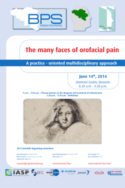 The many faces of orofacial pain