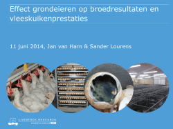 Effect grondeieren op broedresultaten en