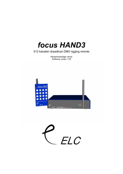 focus HAND3 - Audio Visual Lighting