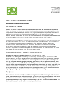 Directeur met fondsenwervende kwaliteiten