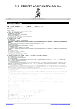 BULLETIN DES ADJUDICATIONS-Online