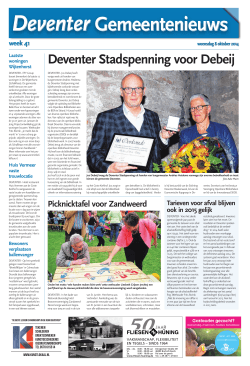 Deventer Post - 8 oktober 2014 pagina 19