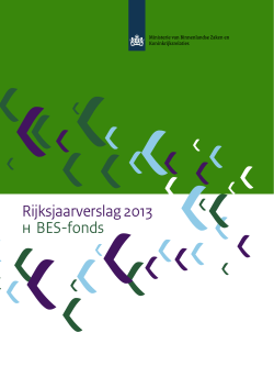 Rijksjaarverslag 2013 h BES-fonds
