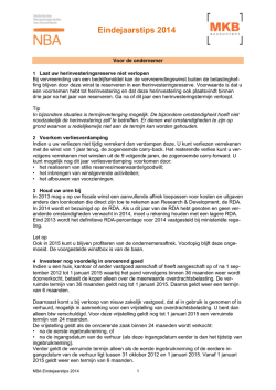 Eindejaarstips 2014 - Accountantskantoor Hoff
