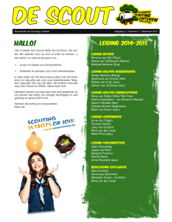 Hallo! - Scouting Lunteren