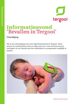 Informatieavond Bevallen in het ziekenhuis